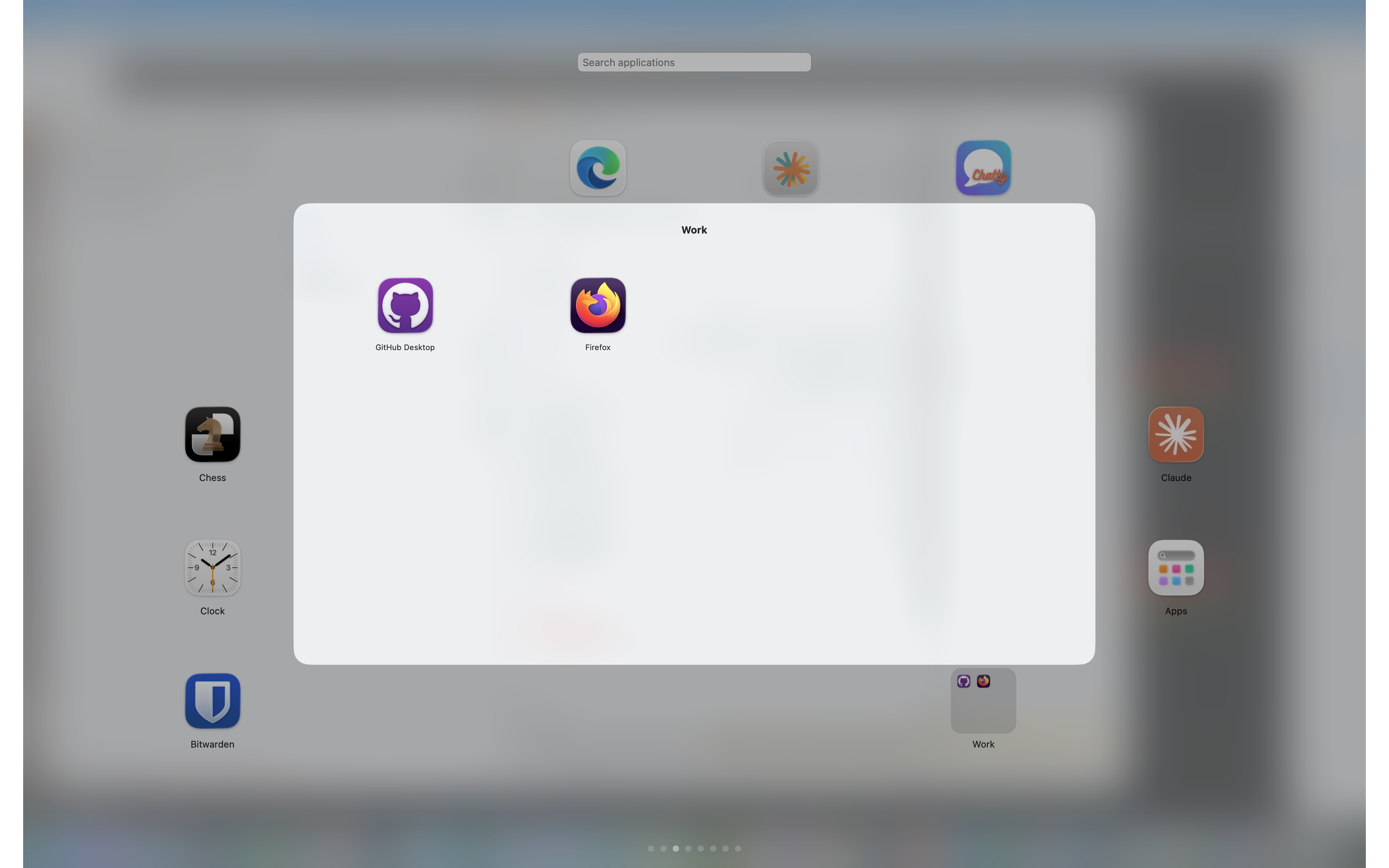 ApplicationPad folder view - organize apps like Launchpad folders